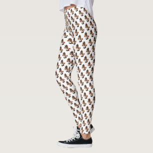 Basketball Players Number One With Basketballs, Leggings