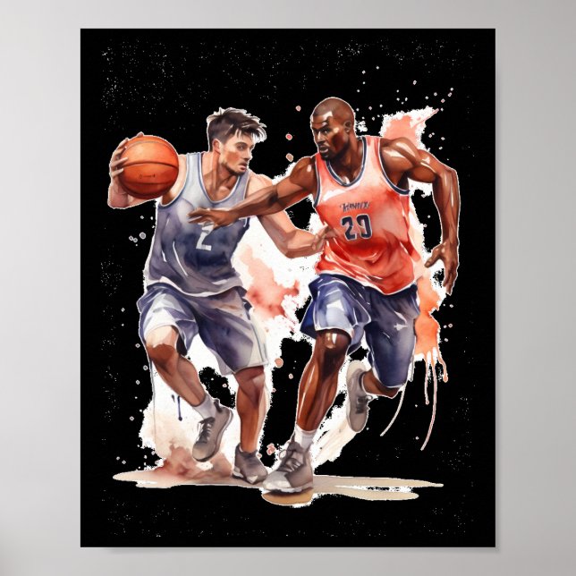 Basketball Players  Poster (Front)