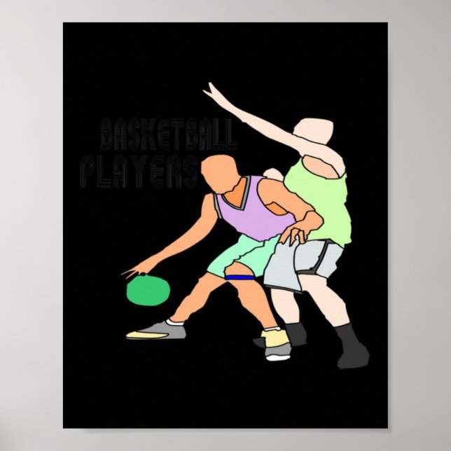 Basketball Players Top  Poster (Front)
