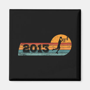 Basketball-players Vintage Born 2013 Birthday Bask Magnet