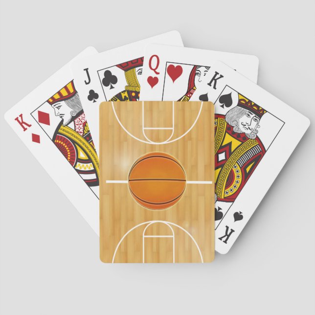 Basketball Playing Cards (Back)