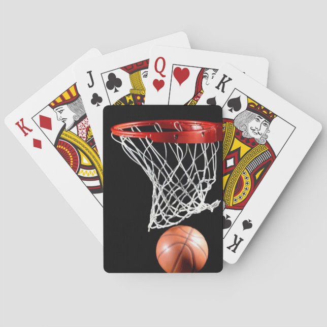 Basketball Playing Cards, Standard Index faces Playing Cards (Back)