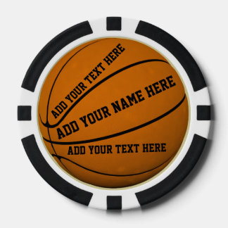 Basketball Poker Chips