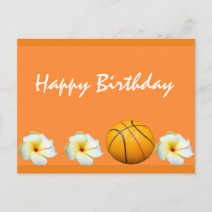 Basketball postcard birthday