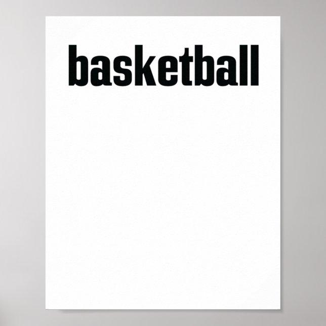 Basketball  poster (Front)