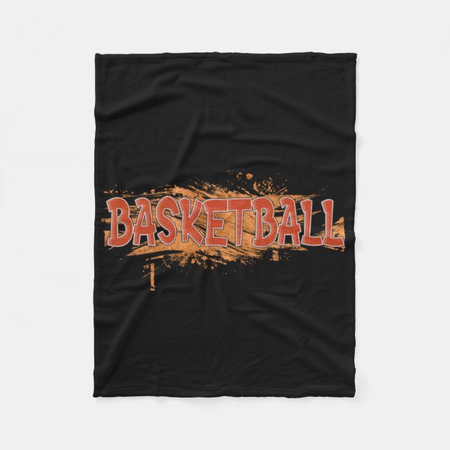 Basketball Premium  Fleece Blanket (Front)
