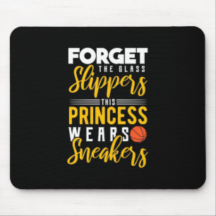 Basketball Princess Wears Sneakers Mouse Mat