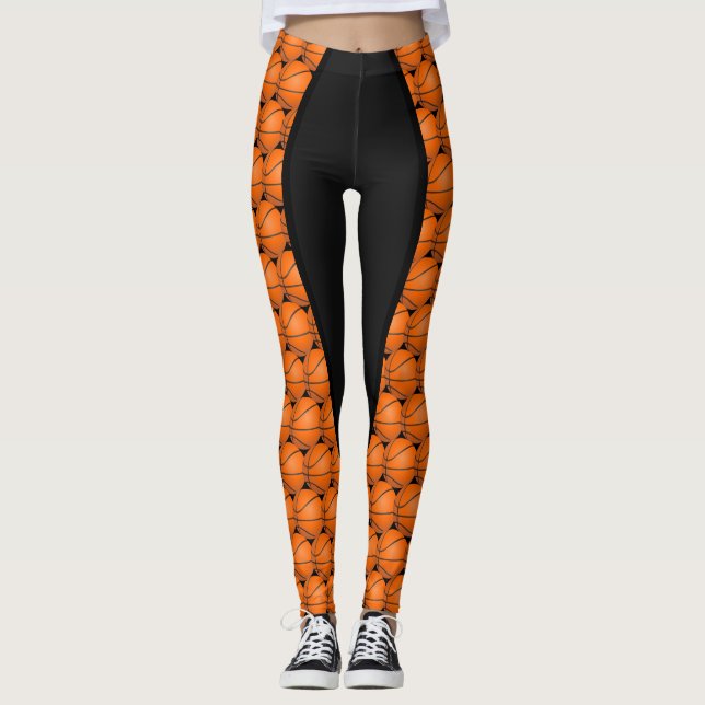 Basketball Print Leggings (Front)