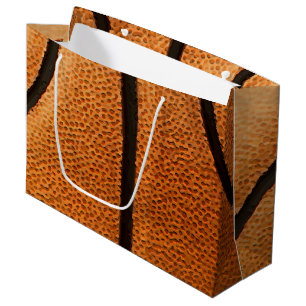 Basketball Print Pattern Background Large Gift Bag