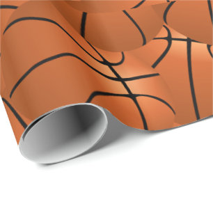 Basketball Print Wrapping Paper