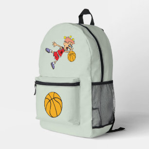 Basketball Printed Backpack