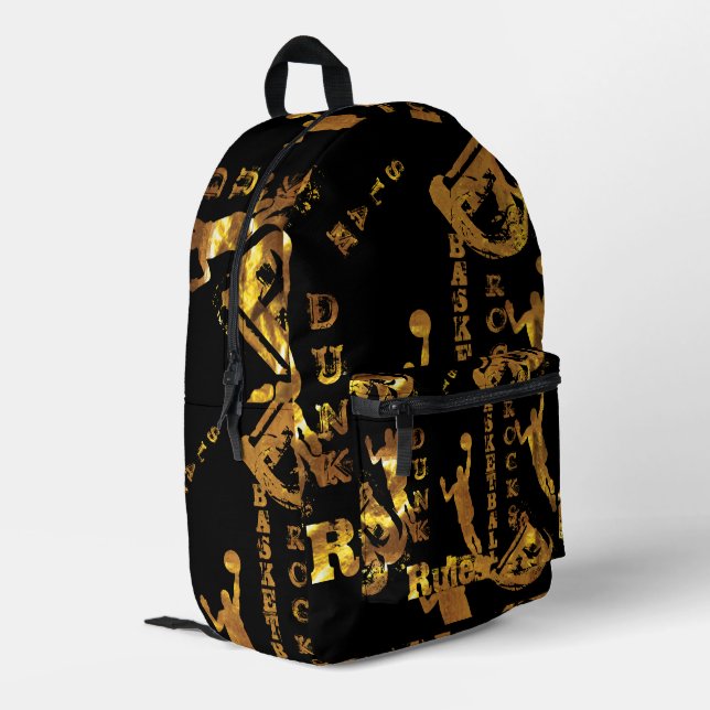 BASKETBALL      PRINTED BACKPACK (Back Corner Left)