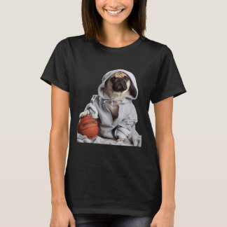 Basketball Pug  Graubart Classic  425 T-Shirt