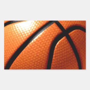 Basketball Rectangular Sticker