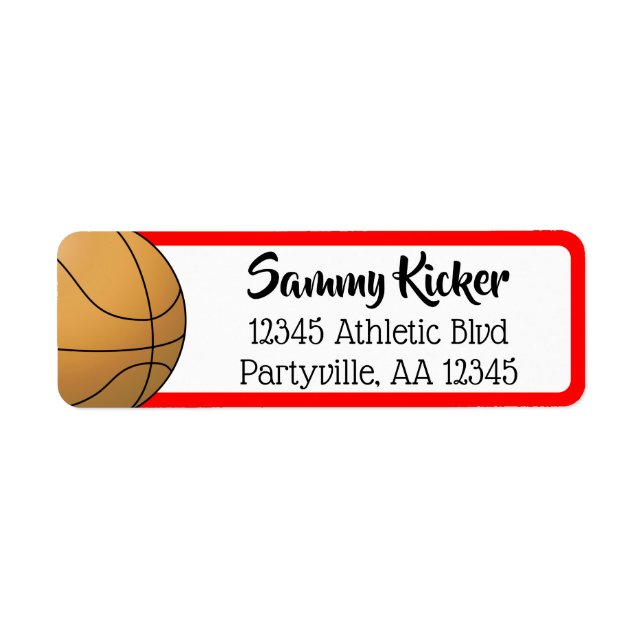 Basketball Red & Black (Front)