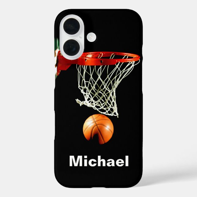Basketball Replace with Your Name Case-Mate iPhone Case (Back)