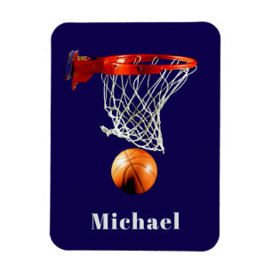 Basketball Replace with Your Name Magnet