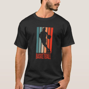 Basketball retro vintage basketball player  2 T-Shirt