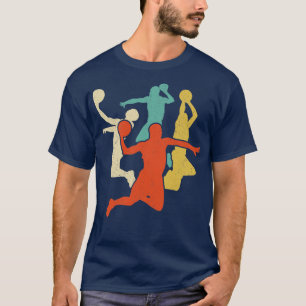 Basketball Retro Vintage  for Men Women Boys Girls T-Shirt