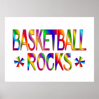 BASKETBALL ROCKS POSTER
