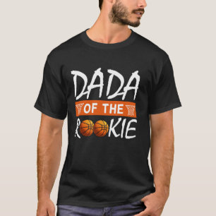 Basketball Rookie Boy First Birthday DAD Family Ma T-Shirt