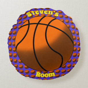 Basketball Round Pillow