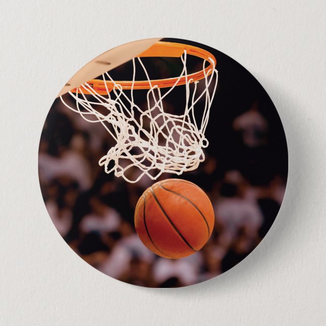 Basketball Scoring 7.5 Cm Round Badge (Front)