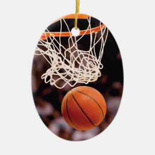 Basketball Scoring Ceramic Tree Decoration