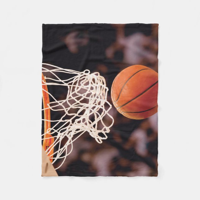 Basketball Scoring Fleece Blanket (Front)