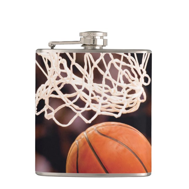 Basketball Scoring Hip Flask (Front)