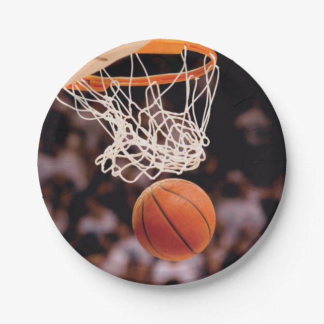 Basketball Scoring Paper Plate (Front)