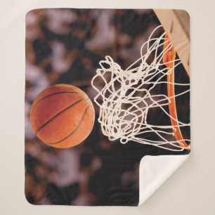 Basketball Scoring Sherpa Blanket
