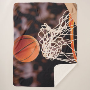 Basketball Scoring Sherpa Blanket
