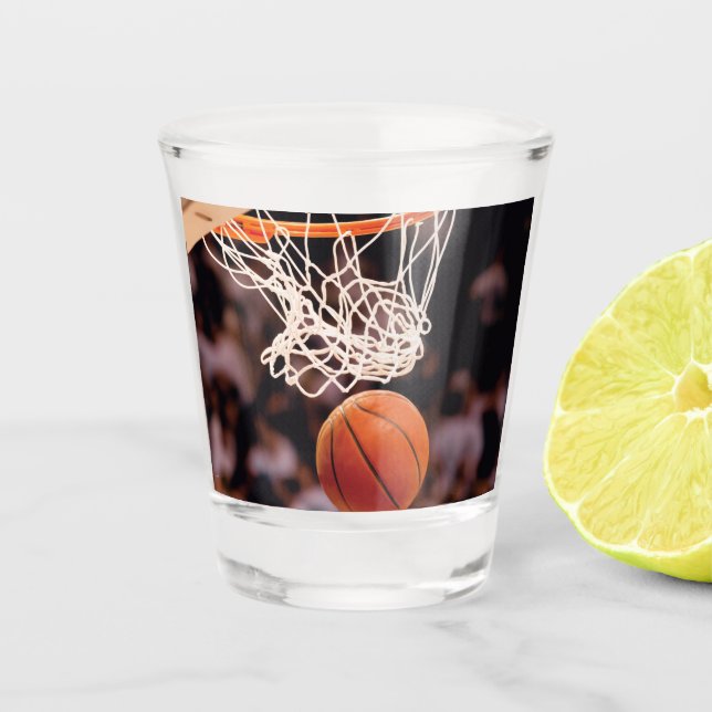 Basketball Scoring Shot Glass (Front)