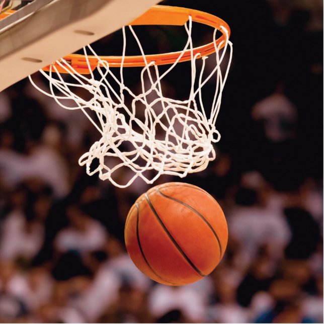 Basketball Scoring Standing Photo Sculpture (Front)