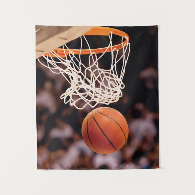 Basketball Scoring Tapestry (Front)