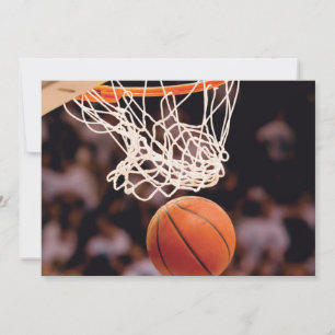 Basketball Scoring Thank You Card