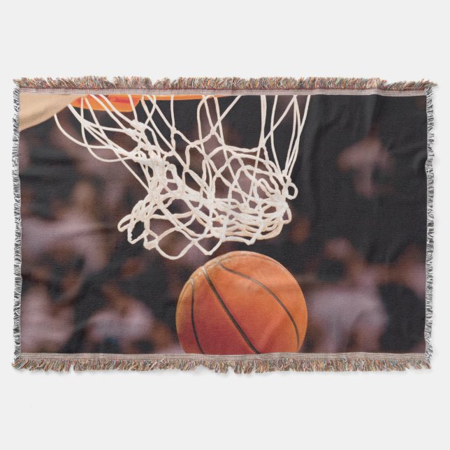 Basketball Scoring Throw Blanket (Front)