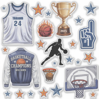Basketball Scrapbook Stickers