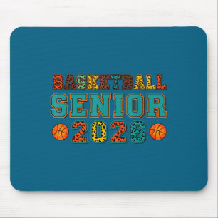 Basketball Senior 2026 Graduation Graphic Art Mouse Mat