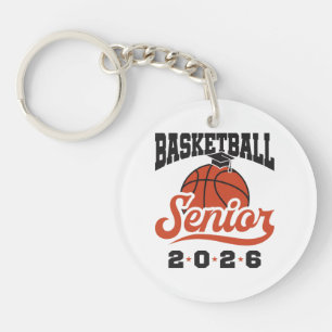 Basketball Senior 2026 Key Ring