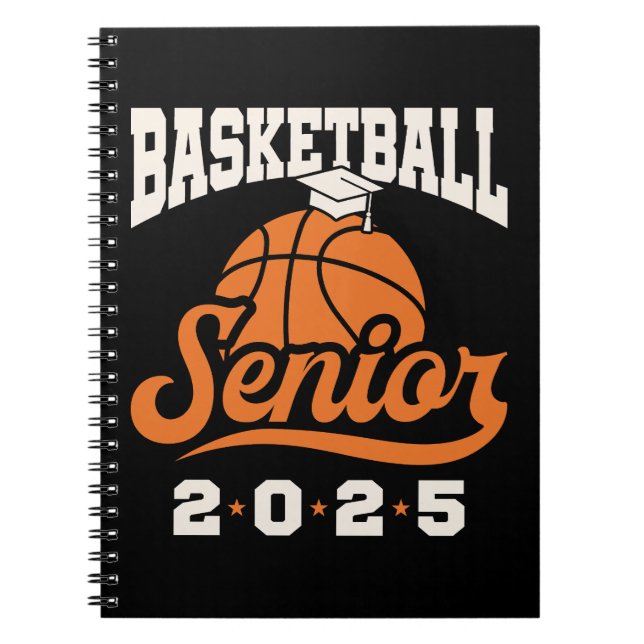 Basketball Senior Class of 2025 Graduation Notebook (Front)