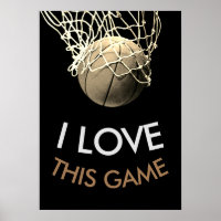 Basketball Sepia Tones Retro Look