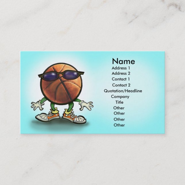 Basketball Shades Card (Front)