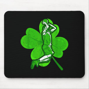 Basketball Shamrock St Patrick's Day Srt Lover Boy Mouse Mat