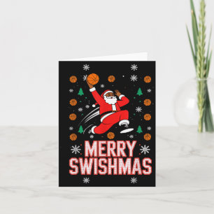 Basketball Shirt Boys Christmas Pajamas Merry Swis Card