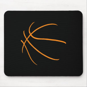 Basketball Silhouette Bball Player Coach Sports Ba Mouse Mat