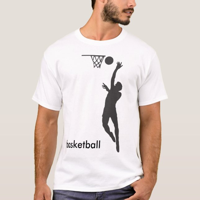 Basketball silhouette T-Shirt (Front)