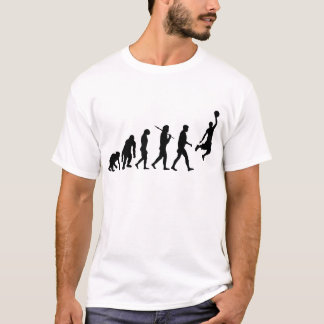 Basketball slam dunk evolution of basketball gift T-Shirt