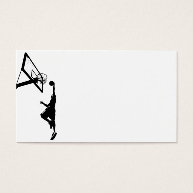 Basketball Slam Dunk Silhouette (Front)